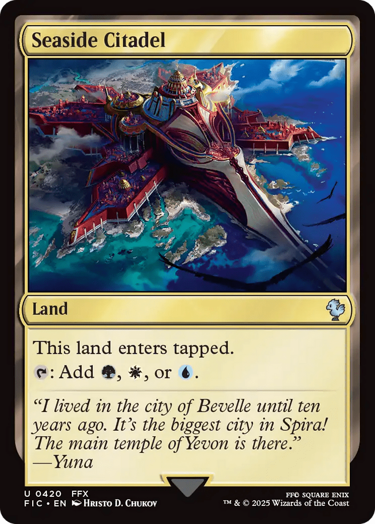 Seaside Citadel [FINAL FANTASY Commander] MTG Single Magic: The Gathering  | Multizone: Comics And Games