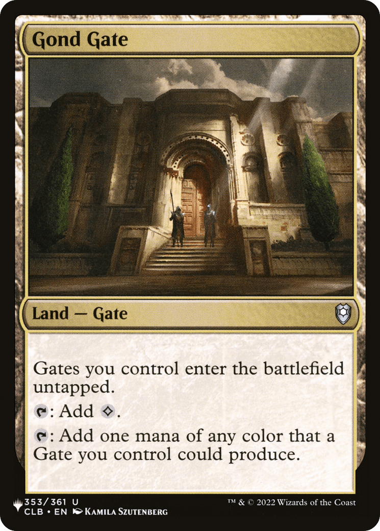Gond Gate [The List] MTG Single Magic: The Gathering  | Multizone: Comics And Games
