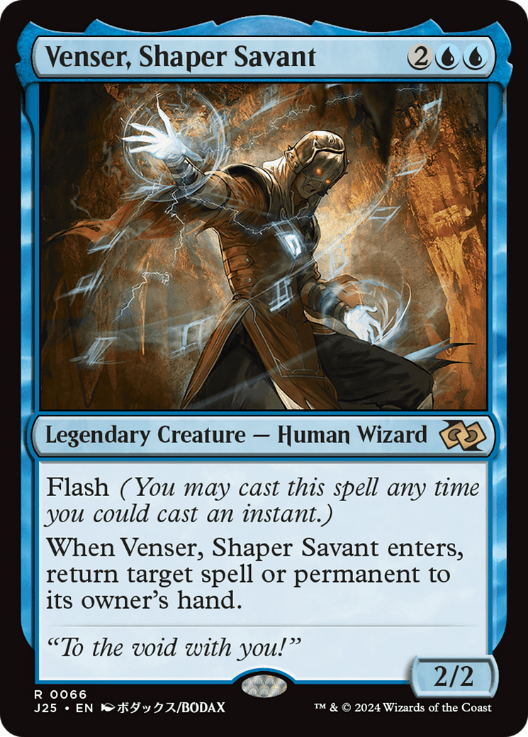 Venser, Shaper Savant (Anime) [Foundations Jumpstart] MTG Single Magic: The Gathering  | Multizone: Comics And Games