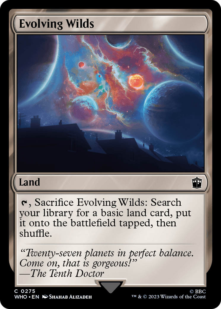 Evolving Wilds [Doctor Who] MTG Single Magic: The Gathering  | Multizone: Comics And Games