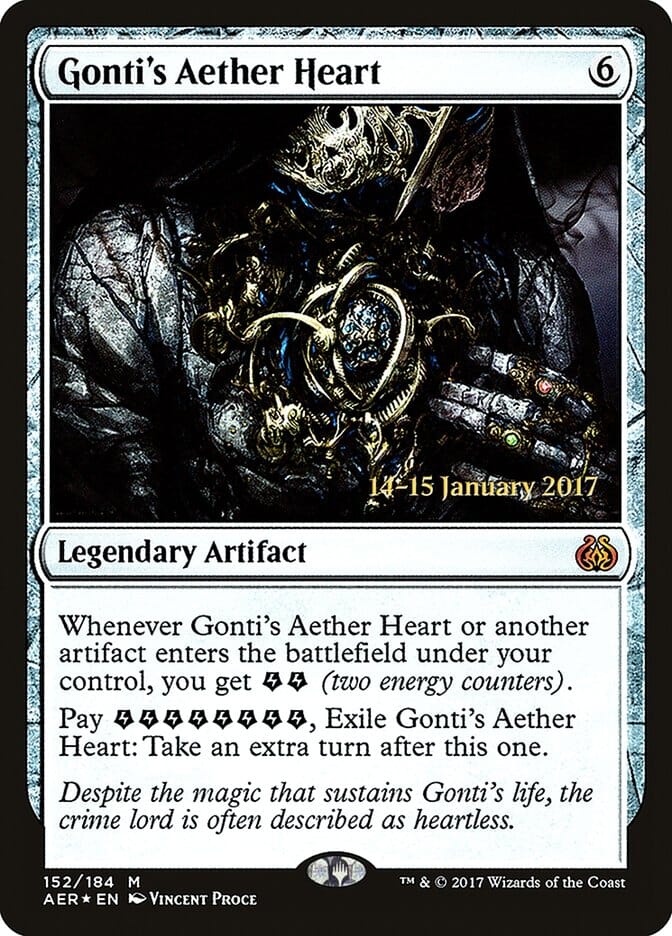 Gonti's Aether Heart [Aether Revolt Prerelease Promos] MTG Single Magic: The Gathering  | Multizone: Comics And Games