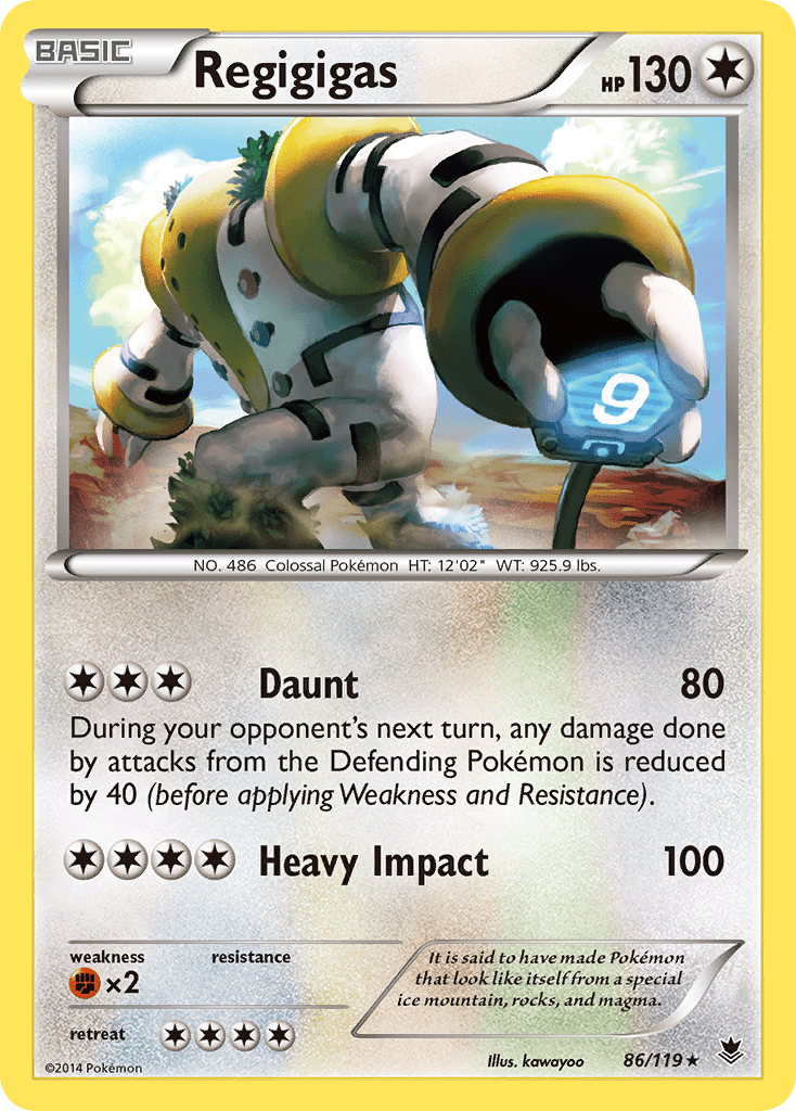Regigigas (86/119) [XY: Phantom Forces] Pokemon Single Pokémon  | Multizone: Comics And Games