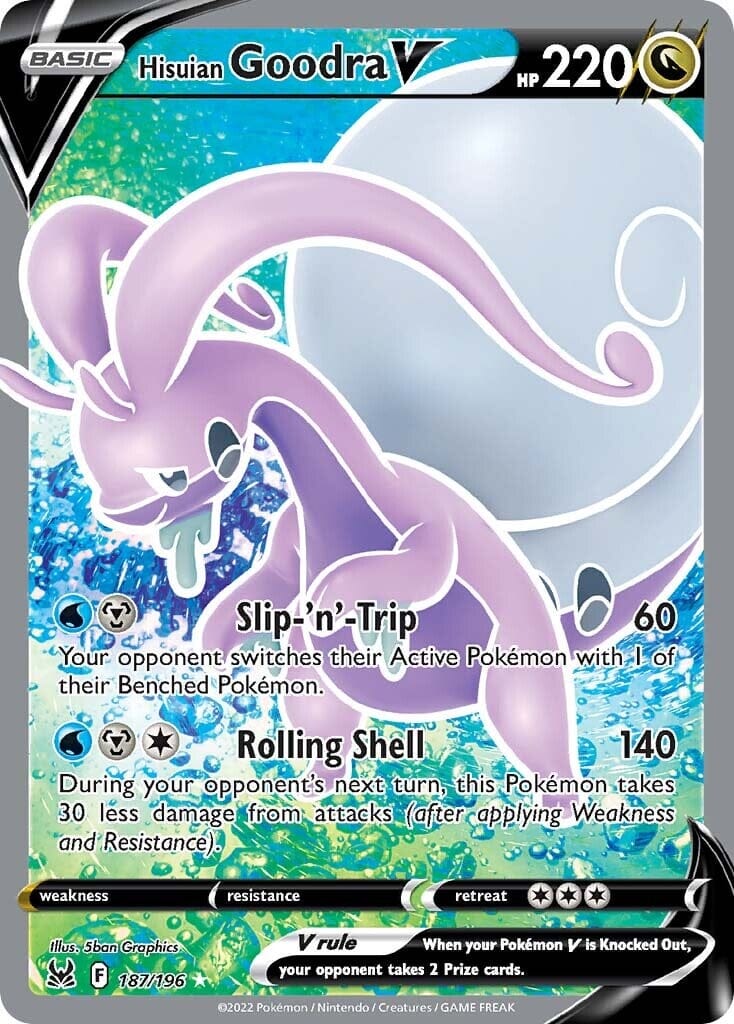 Hisuian Goodra V (187/196) [Sword & Shield: Lost Origin] Pokemon Single Pokémon  | Multizone: Comics And Games