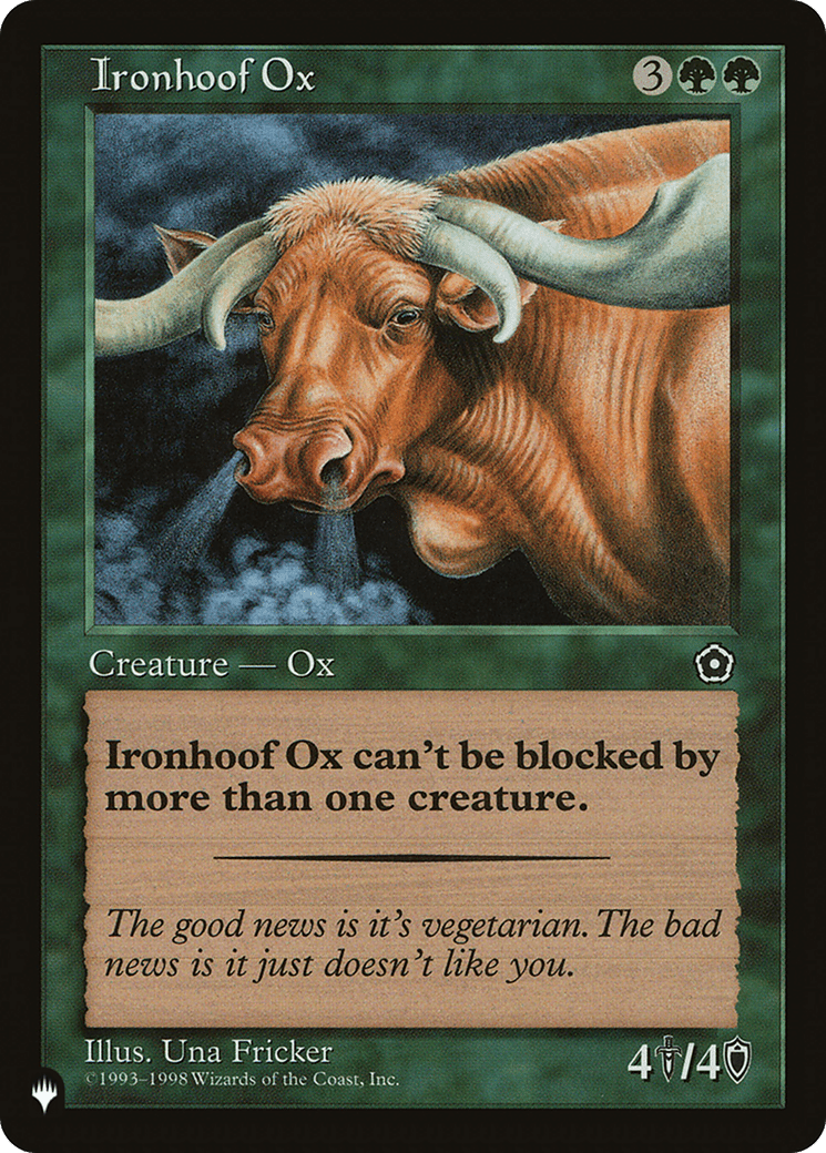 Ironhoof Ox [The List] MTG Single Magic: The Gathering  | Multizone: Comics And Games