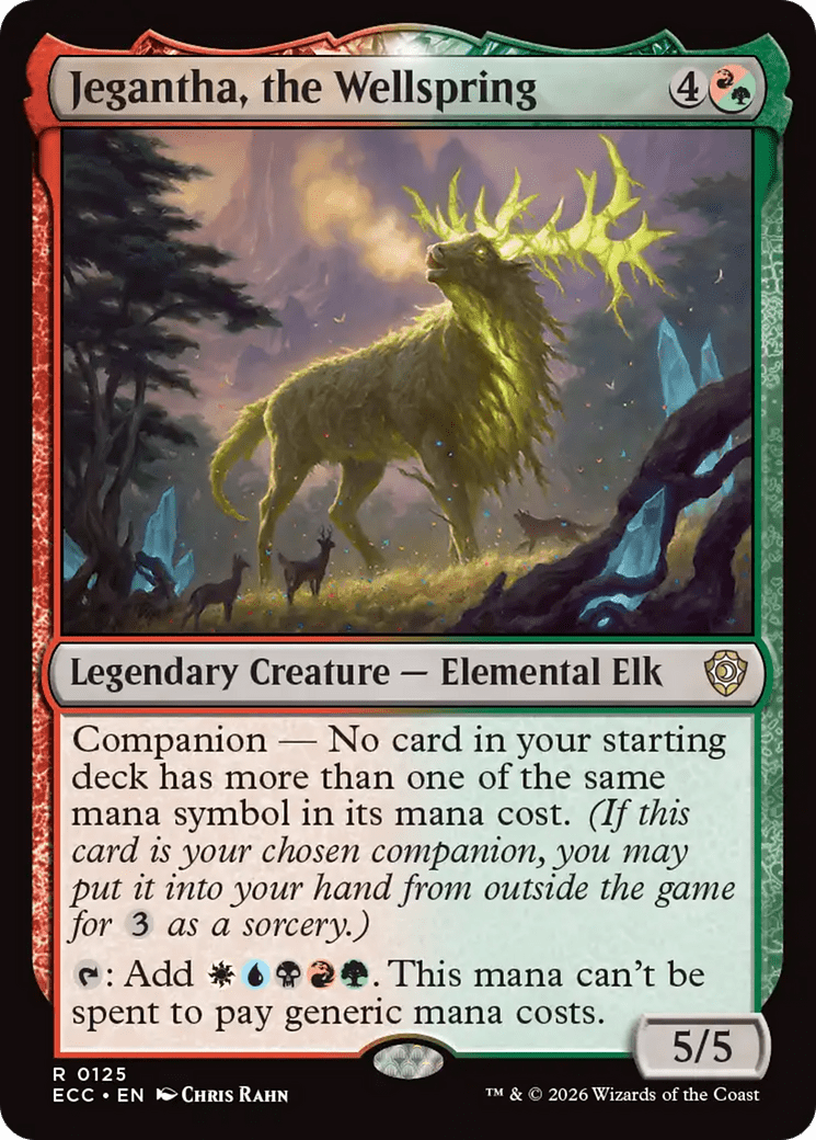 Jegantha, the Wellspring [Lorwyn Eclipsed Commander] MTG Single Magic: The Gathering  | Multizone: Comics And Games