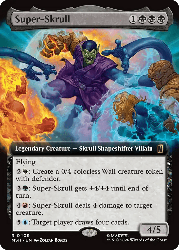 Super-Skrull (Extended Art) [Marvel Super Heroes] MTG Single Magic: The Gathering  | Multizone: Comics And Games