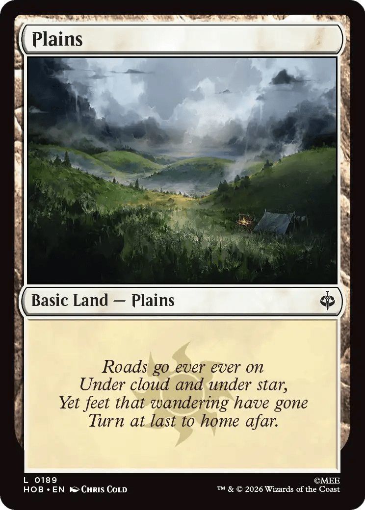 Plains (0189) [The Hobbit] MTG Single Magic: The Gathering  | Multizone: Comics And Games