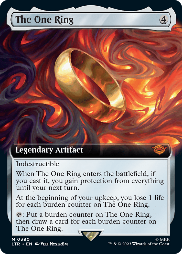 The One Ring (Extended Art) [The Lord of the Rings: Tales of Middle-Earth] MTG Single Magic: The Gathering  | Multizone: Comics And Games
