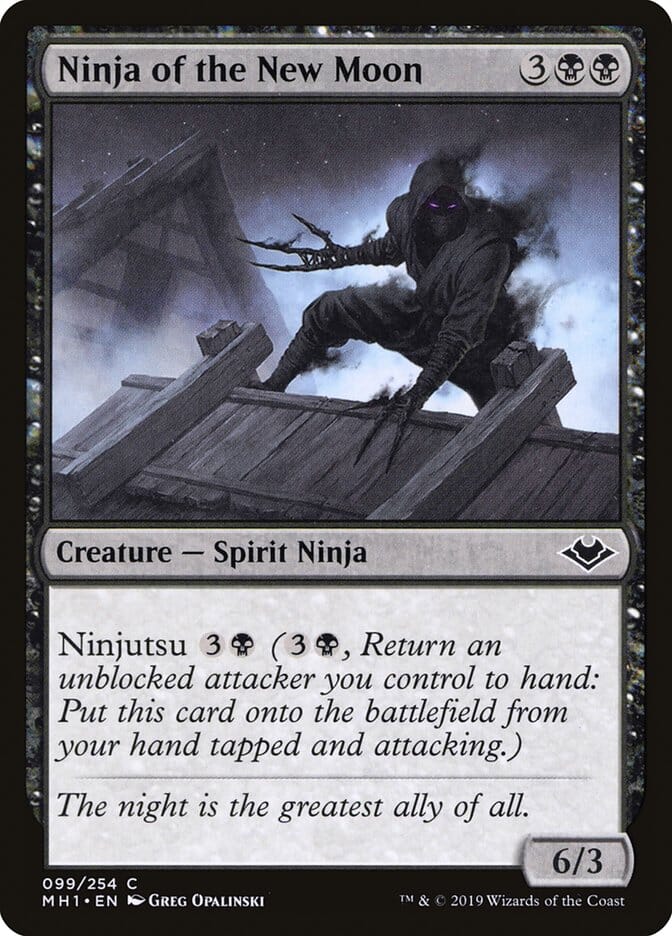 Ninja of the New Moon [Modern Horizons] MTG Single Magic: The Gathering  | Multizone: Comics And Games