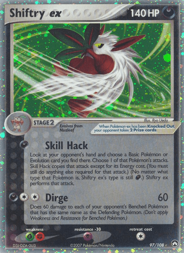 Shiftry ex (97/108) [EX: Power Keepers] Pokemon Single Pokémon  | Multizone: Comics And Games