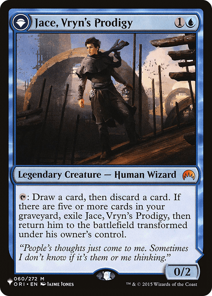 Jace, Vryn's Prodigy // Jace, Telepath Unbound [Secret Lair: From Cute to Brute] MTG Single Magic: The Gathering  | Multizone: Comics And Games