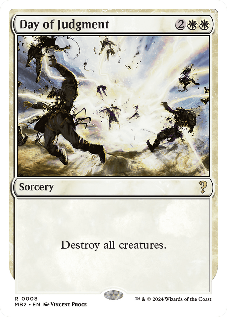 Day of Judgment (White Border) [Mystery Booster 2] MTG Single Magic: The Gathering  | Multizone: Comics And Games