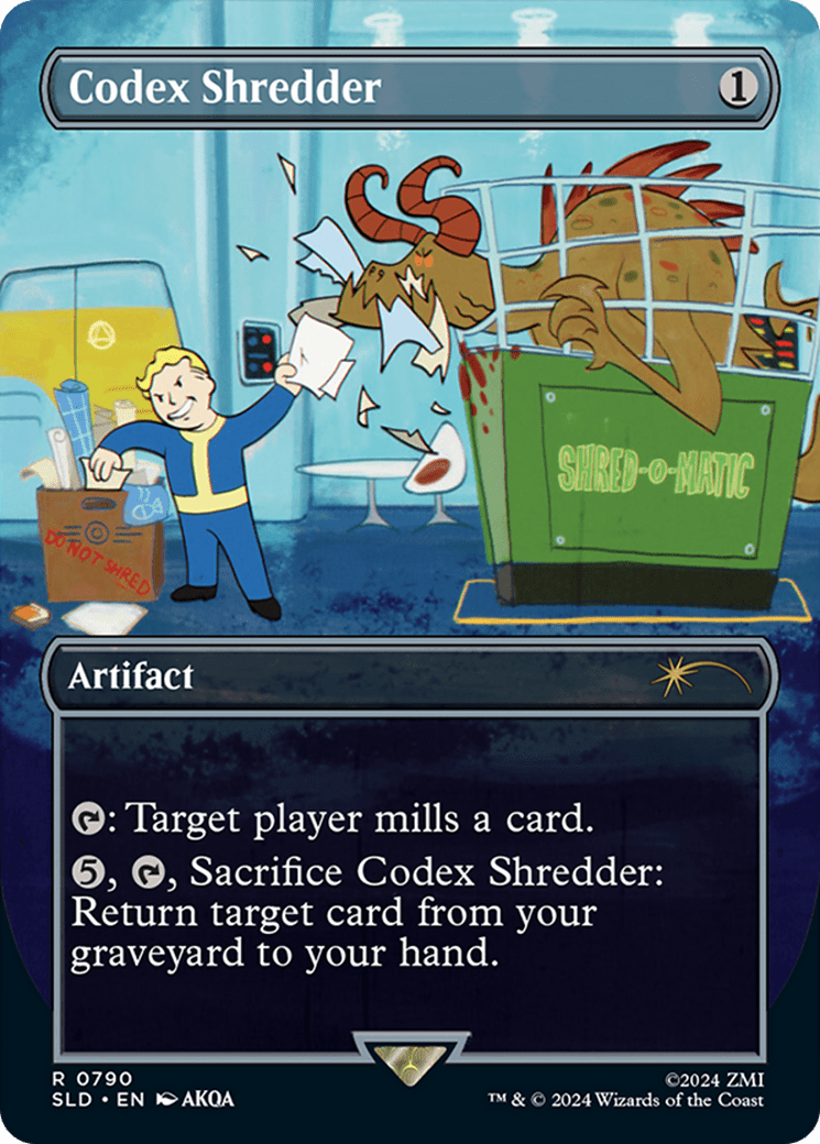 Codex Shredder (Rainbow Foil) [Secret Lair Drop Series] MTG Single Magic: The Gathering  | Multizone: Comics And Games