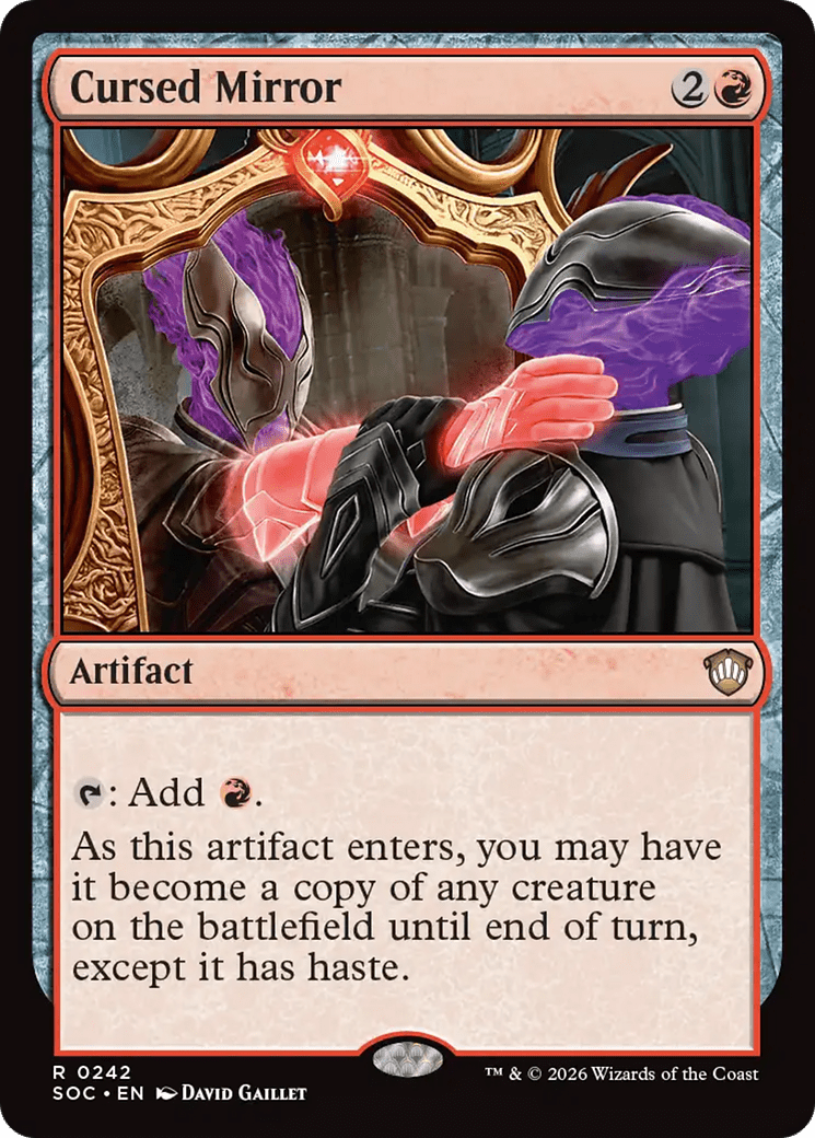 Cursed Mirror [Secrets of Strixhaven Commander] MTG Single Magic: The Gathering  | Multizone: Comics And Games