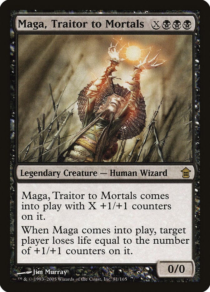 Maga, Traitor to Mortals [Saviors of Kamigawa] MTG Single Magic: The Gathering  | Multizone: Comics And Games