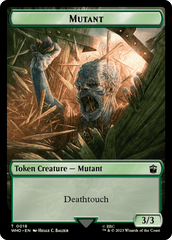 Alien Rhino // Mutant Double-Sided Token [Doctor Who Tokens] MTG Single Magic: The Gathering  | Multizone: Comics And Games
