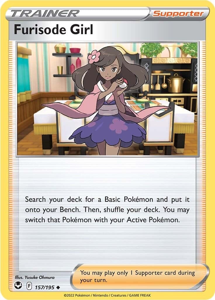 Furisode Girl (157/195) [Sword & Shield: Silver Tempest] Pokemon Single Pokémon  | Multizone: Comics And Games