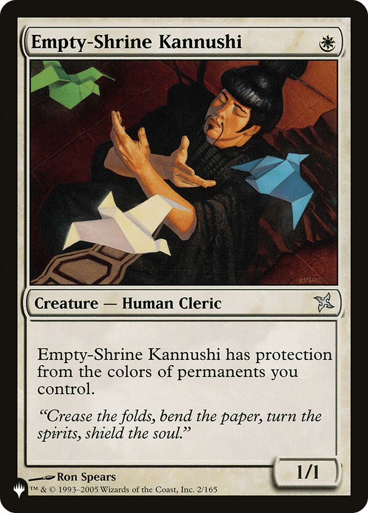 Empty-Shrine Kannushi [The List] MTG Single Magic: The Gathering  | Multizone: Comics And Games