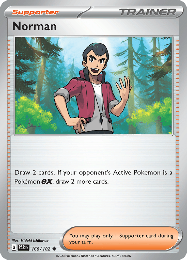 Norman (168/182) [Scarlet & Violet: Paradox Rift] Pokemon Single Pokémon  | Multizone: Comics And Games