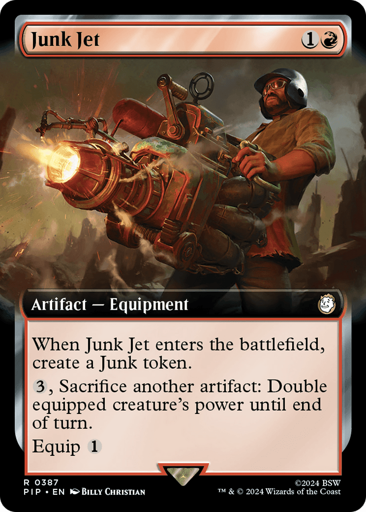 Junk Jet (Extended Art) [Fallout] MTG Single Magic: The Gathering  | Multizone: Comics And Games