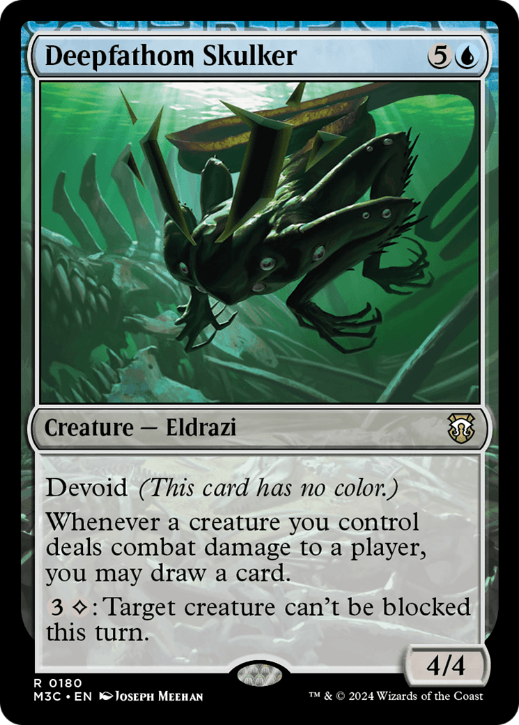 Deepfathom Skulker (Ripple Foil) [Modern Horizons 3 Commander] MTG Single Magic: The Gathering  | Multizone: Comics And Games