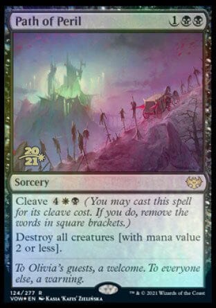 Path of Peril [Innistrad: Crimson Vow Prerelease Promos] MTG Single Magic: The Gathering  | Multizone: Comics And Games
