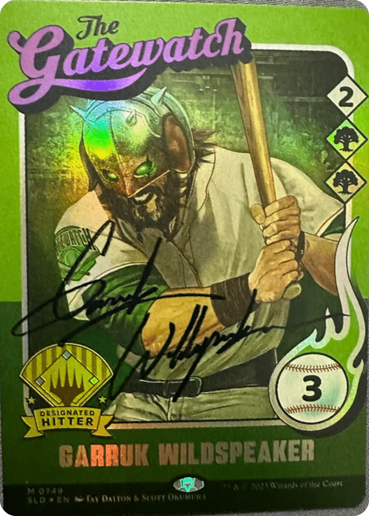 Garruk Wildspeaker (749) (Autographed) [Secret Lair Drop Series] MTG Single Magic: The Gathering  | Multizone: Comics And Games