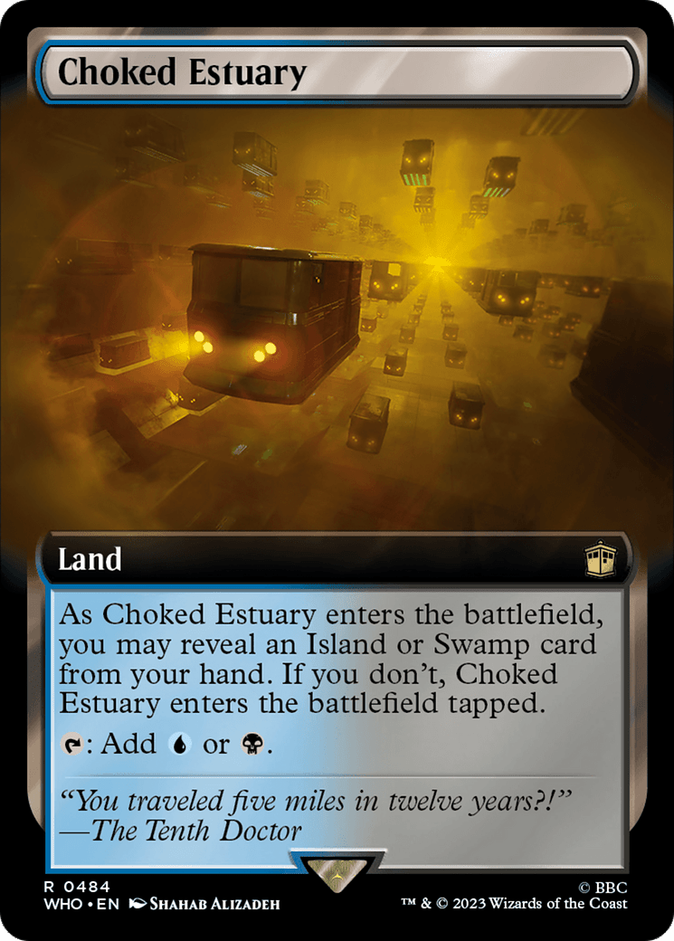 Choked Estuary (Extended Art) [Doctor Who] MTG Single Magic: The Gathering  | Multizone: Comics And Games