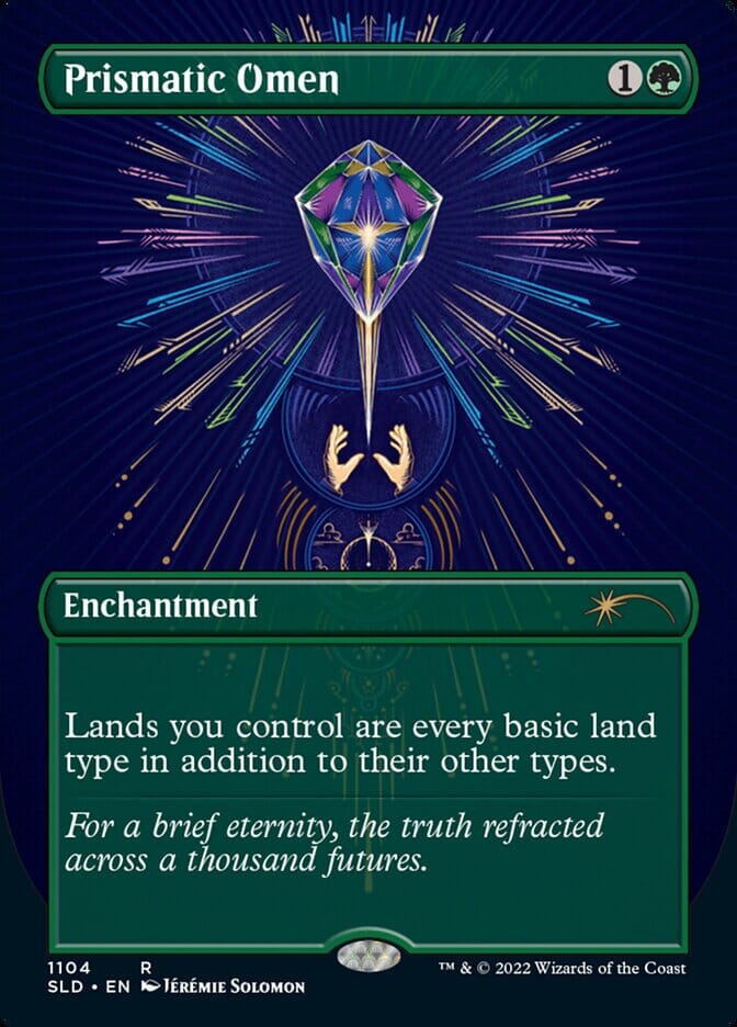 Prismatic Omen (Borderless) [Secret Lair Drop Series] MTG Single Magic: The Gathering  | Multizone: Comics And Games