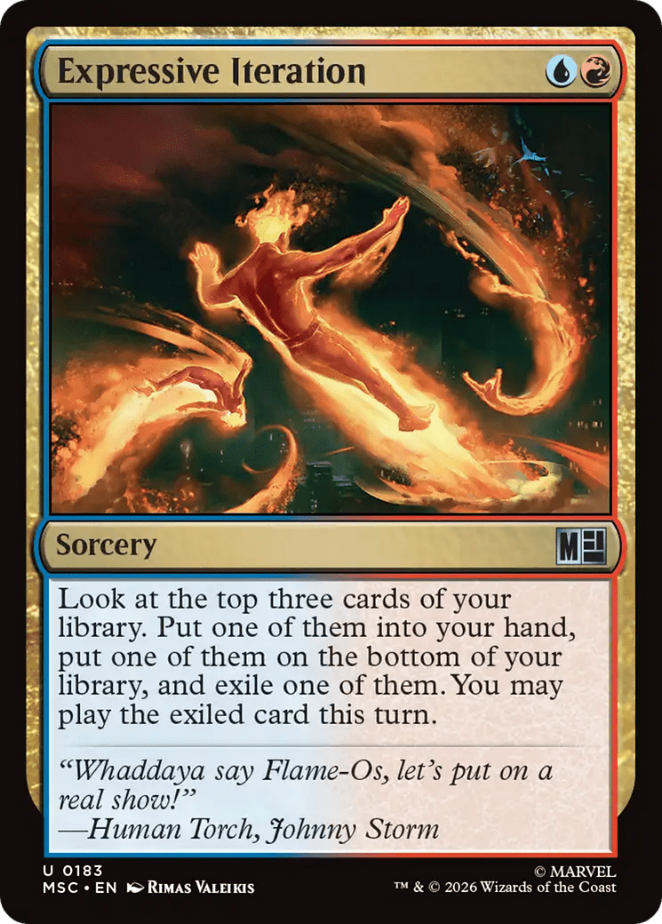 Expressive Iteration [Marvel Super Heroes Commander] MTG Single Magic: The Gathering  | Multizone: Comics And Games
