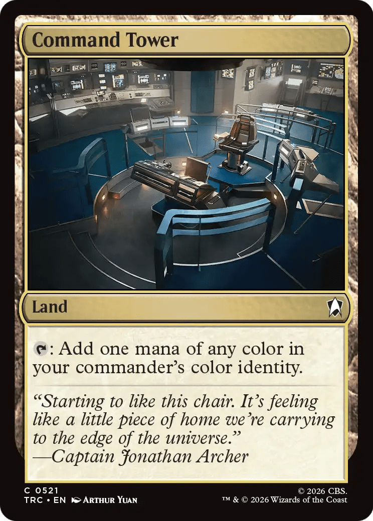Command Tower [Star Trek Commander] MTG Single Magic: The Gathering  | Multizone: Comics And Games