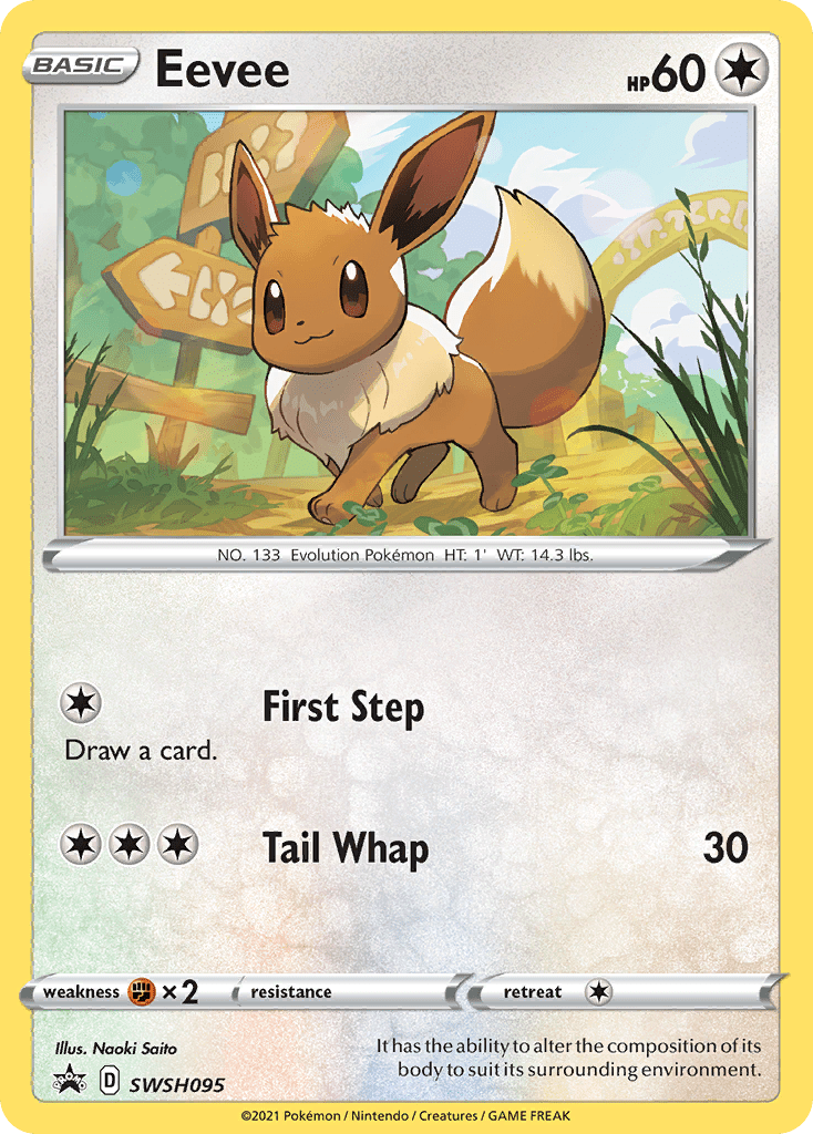 Eevee (SWSH095) [Sword & Shield: Black Star Promos] Pokemon Single Pokémon  | Multizone: Comics And Games