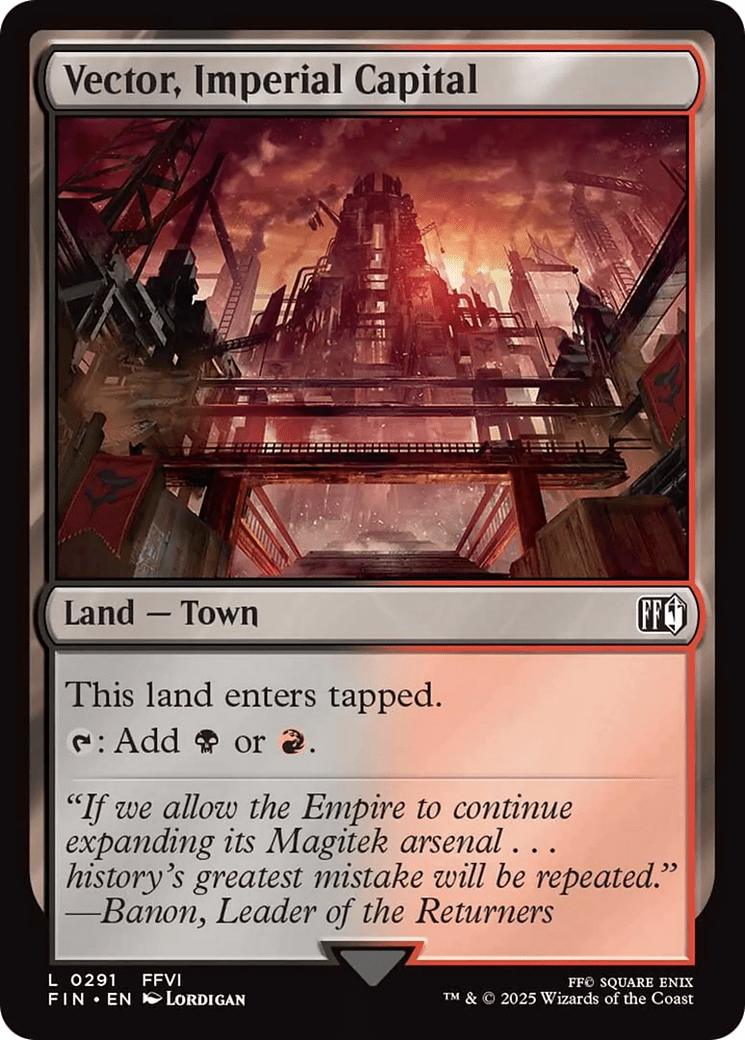 Vector, Imperial Capital [FINAL FANTASY] MTG Single Magic: The Gathering  | Multizone: Comics And Games