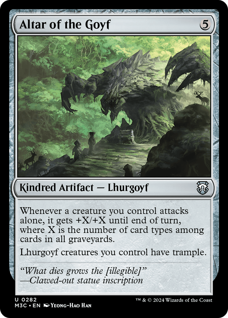 Altar of the Goyf [Modern Horizons 3 Commander] MTG Single Magic: The Gathering  | Multizone: Comics And Games