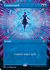 Counterspell (Borderless Alternate Art) [Modern Horizons 2] MTG Single Magic: The Gathering  | Multizone: Comics And Games