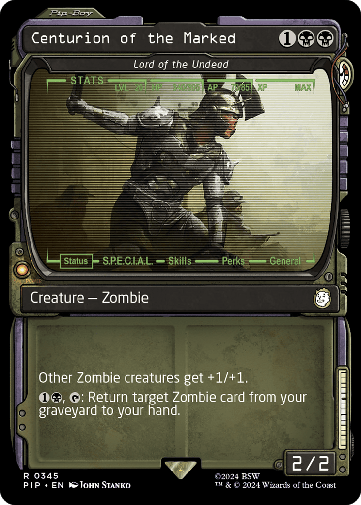 Centurion of the Marked - Lord of the Undead (Showcase) [Fallout] MTG Single Magic: The Gathering  | Multizone: Comics And Games