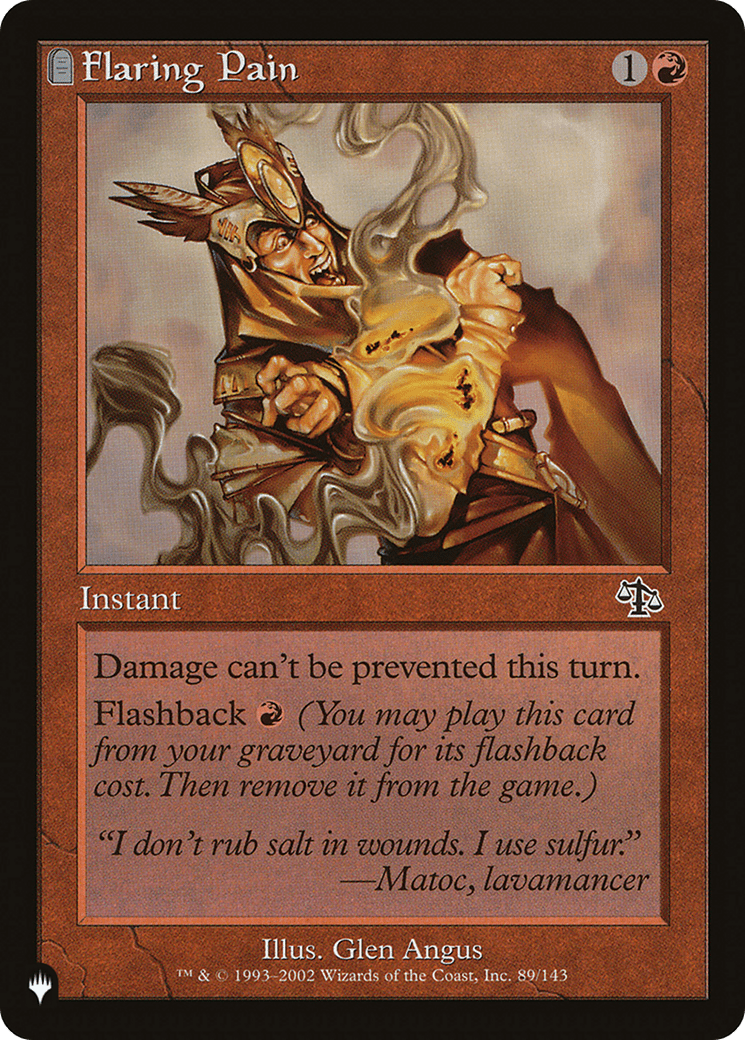 Flaring Pain [The List] MTG Single Magic: The Gathering  | Multizone: Comics And Games