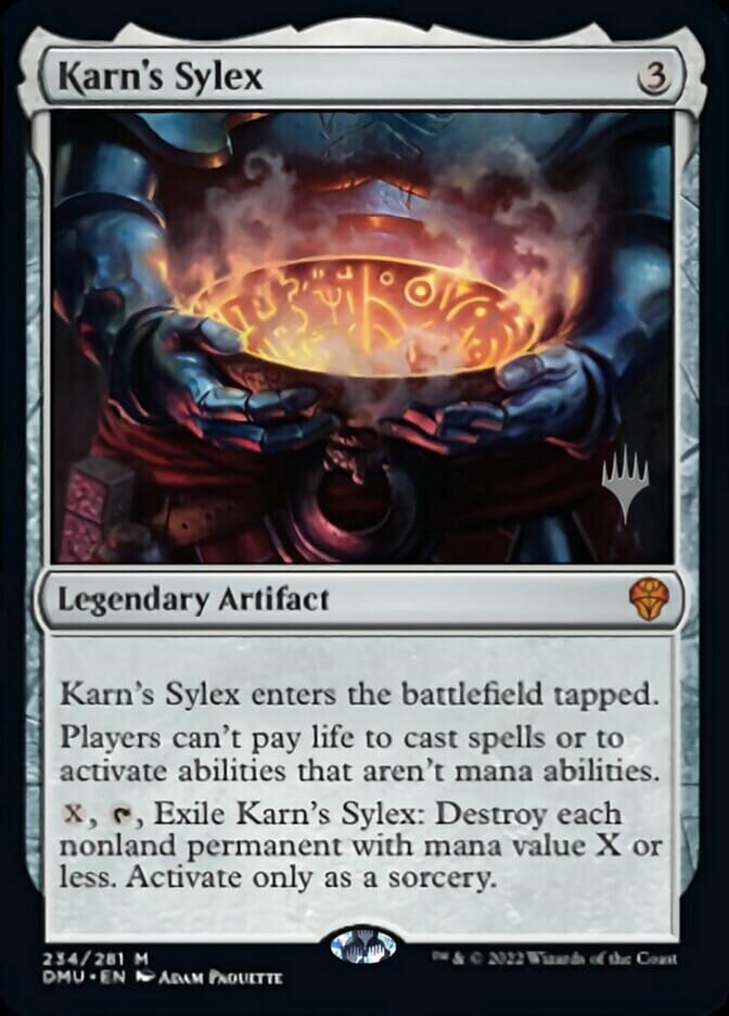 Karn's Sylex (Promo Pack) [Dominaria United Promos] MTG Single Magic: The Gathering  | Multizone: Comics And Games