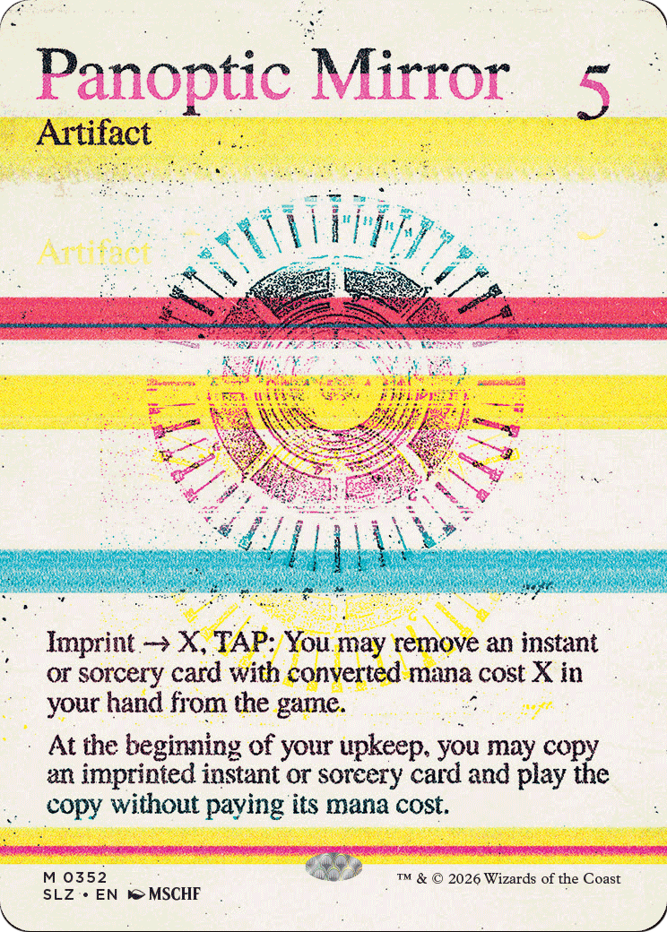 Panoptic Mirror (0352) [Secret Lair x MSCHF: The Zeta Set] MTG Single Magic: The Gathering  | Multizone: Comics And Games