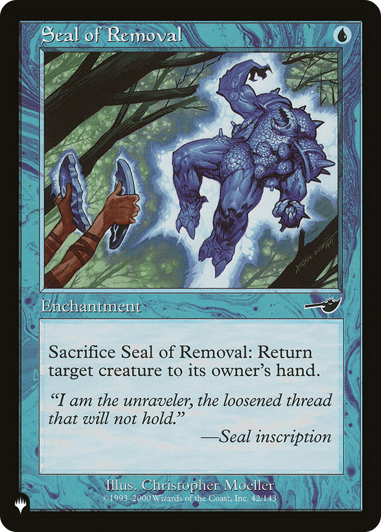 Seal of Removal [The List] MTG Single Magic: The Gathering  | Multizone: Comics And Games