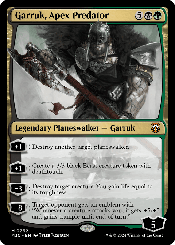 Garruk, Apex Predator [Modern Horizons 3 Commander] MTG Single Magic: The Gathering  | Multizone: Comics And Games
