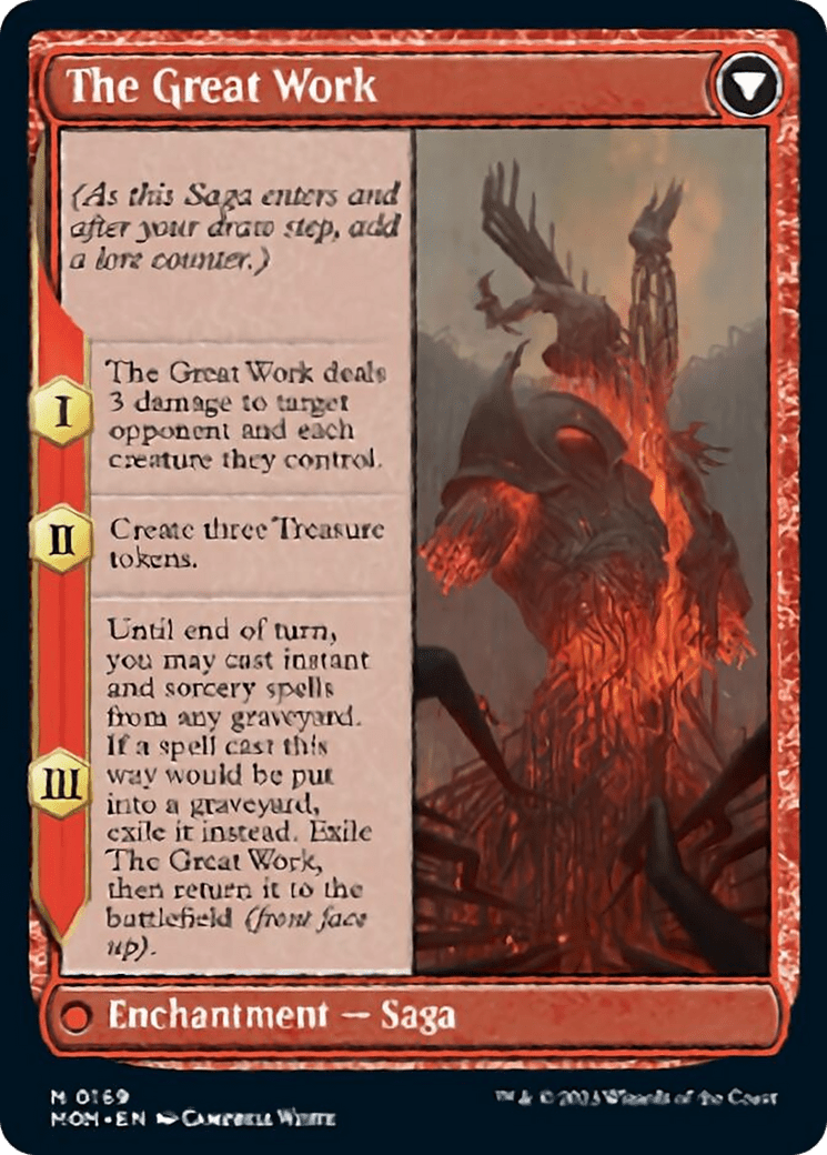 Urabrask // The Great Work [March of the Machine] MTG Single Magic: The Gathering  | Multizone: Comics And Games