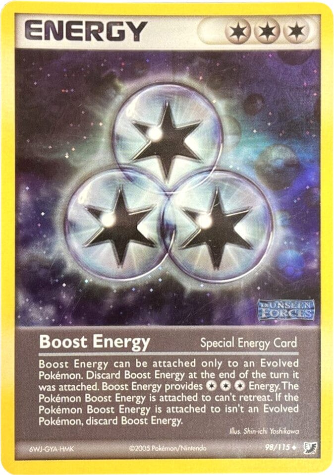Boost Energy (98/115) (Stamped) [EX: Unseen Forces] Pokemon Single Pokémon  | Multizone: Comics And Games