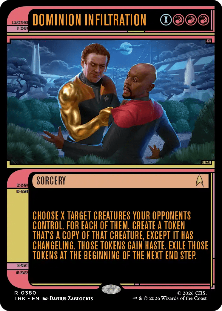 Dominion Infiltration (Showcase) [Star Trek] MTG Single Magic: The Gathering  | Multizone: Comics And Games