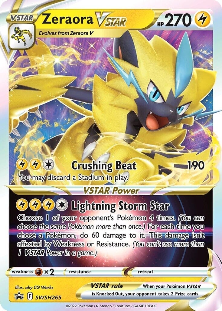 Zeraora VSTAR (SWSH265) (Jumbo Card) [Sword & Shield: Black Star Promos] Pokemon Single Pokémon  | Multizone: Comics And Games