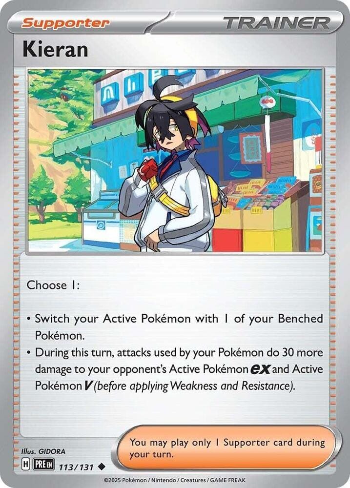 Kieran (113/131) [Scarlet & Violet: Prismatic Evolutions] Pokemon Single Pokémon  | Multizone: Comics And Games
