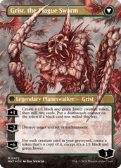 Grist, Voracious Larva // Grist, the Plague Swarm (Borderless) (Textured Foil) [Modern Horizons 3] MTG Single Magic: The Gathering  | Multizone: Comics And Games