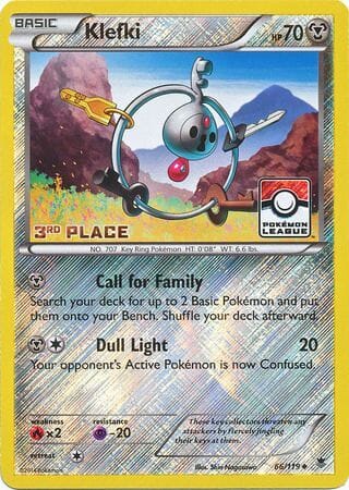 Klefki (66/119) (League Promo 3rd Place) [XY: Phantom Forces] Pokemon Single Pokémon  | Multizone: Comics And Games