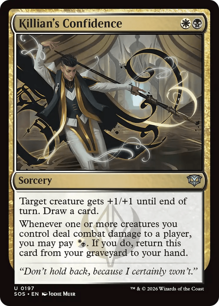 Killian's Confidence [Secrets of Strixhaven] MTG Single Magic: The Gathering  | Multizone: Comics And Games
