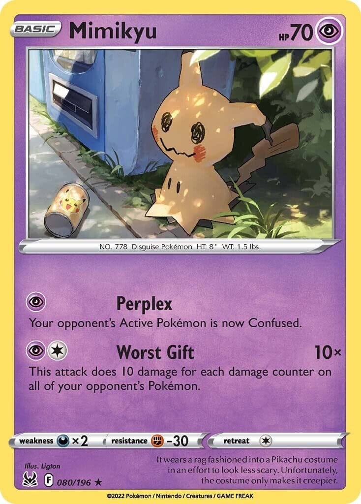 Mimikyu (080/196) [Sword & Shield: Lost Origin] Pokemon Single Pokémon  | Multizone: Comics And Games